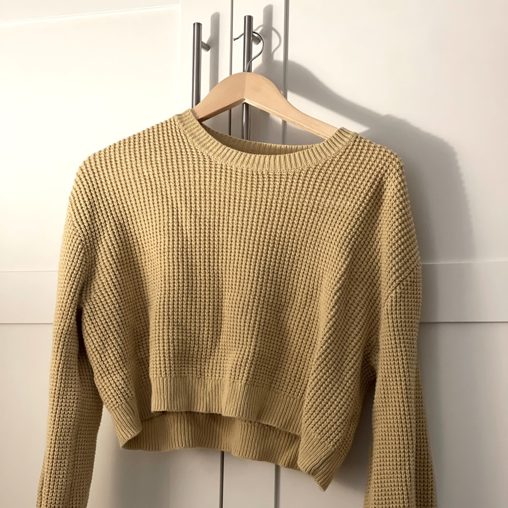 Yellow fall sweater